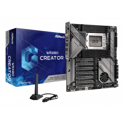 Scheda madre ASRock WRX80 Creator R2.0 AMD WRX80 socket sWRX8 Scheda madre ASRock WRX80 Creator R2.0 AMD WRX80 socket sWRX8