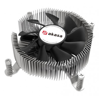 Akasa low profile CPU-Kühler, Intel LGA1700 - Kupfer und Aluminium Akasa low profile CPU-Kühler, Intel LGA1700 - Kupfer und Aluminium