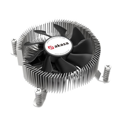 Akasa low profile CPU-Kühler, Intel LGA1700 - Kupfer und Aluminium Akasa low profile CPU-Kühler, Intel LGA1700 - Kupfer und Aluminium