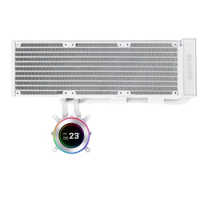 Dissipatore a Liquido Lian Li HYDROSHIFT II LCD-C 360N Fanless ARGB 360mm Bianco