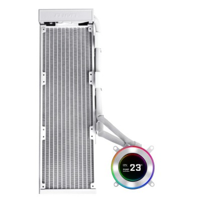 Dissipatore a Liquido Lian Li HYDROSHIFT II LCD-C 360N Fanless ARGB 360mm Bianco