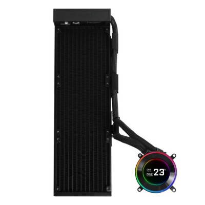 Dissipatore a Liquido Lian Li HYDROSHIFT II LCD-C 360N Fanless ARGB 360mm Nero