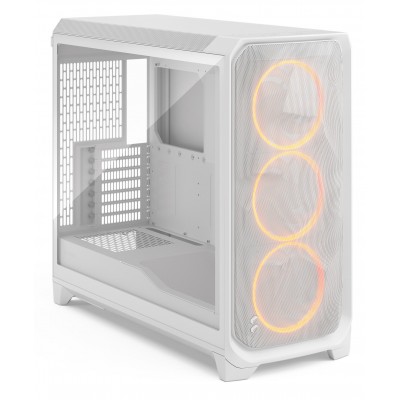 Fractal Design Meshify 3 XL RGB TG PC GehÃ¤use - Big-Tower, E-ATX, Tempered Glass - weiÃŸ