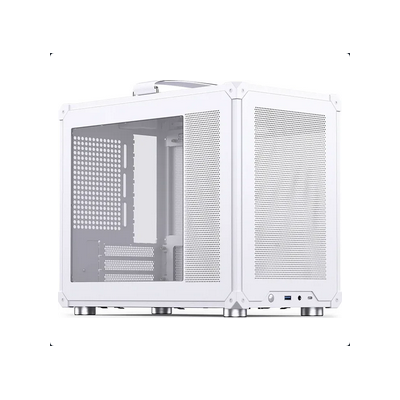 Case Jonsbo C6 MAX Mini Micro ATX Vetro Temperato Bianco