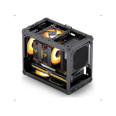 Case Jonsbo C6 MAX Mini Micro ATX Vetro Temperato Nero Case Jonsbo C6 MAX Mini Micro ATX Vetro Temperato Nero