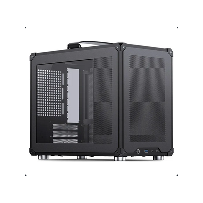 Case Jonsbo C6 MAX Mini Micro ATX Vetro Temperato Nero Case Jonsbo C6 MAX Mini Micro ATX Vetro Temperato Nero