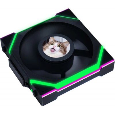 Ventole Lian Li UNI FAN SL Wireless LCD ARGB PWM Kit Da 3 Con Controller 120mm Nero Ventole Lian Li UNI FAN SL Wireless LCD ARGB PWM Kit Da 3 Con Controller 120mm Nero