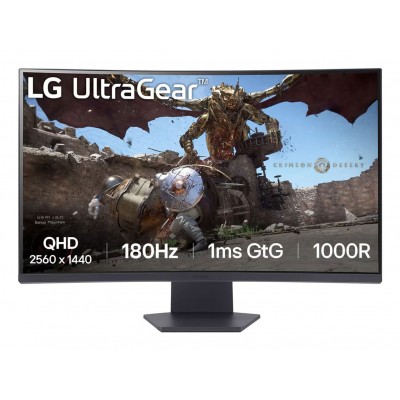 Monitor LG UltraGear 32GS60QC-B 32" Curvo Gaming 180Hz VA AMD FreeSync