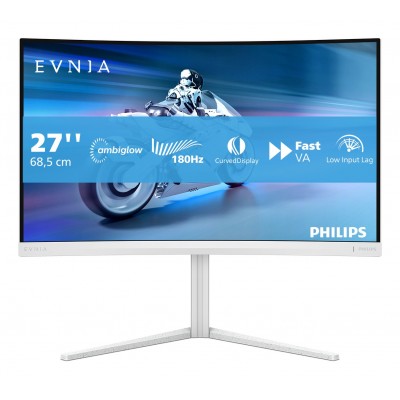 Monitor Philips Evnia 27M2C5201L 27" Curvo Gaming 180Hz Adaptive Sync VA