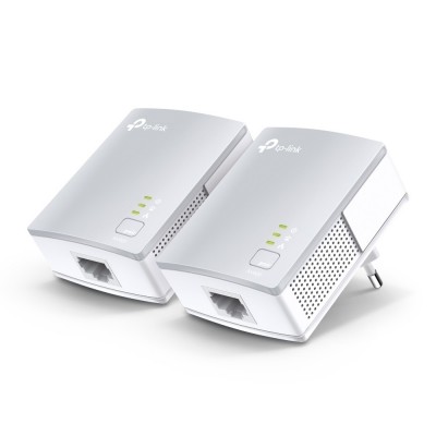 TP LINK Powerline KIT AV600 300Mbps 1 10 100Mbps Port 600Mbps Ultra Compact Size HomePlug AV Green Powerline Plu
