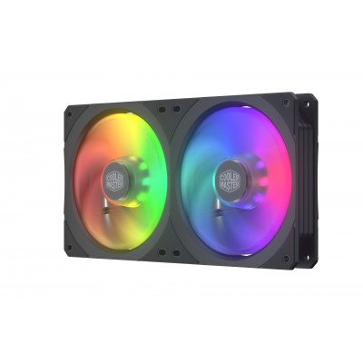 Dissipatore ad Aria CoolerMaster MasterFan SF240R ARGB 240x120x25 4 Pin (PWM) 3 Pin ARGB controller incluso Dissipatore ad Aria CoolerMaster MasterFan SF240R ARGB 240x120x25 4 Pin (PWM) 3 Pin ARGB controller incluso