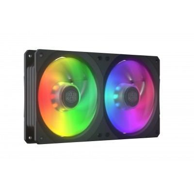 Dissipatore ad Aria CoolerMaster MasterFan SF240R ARGB 240x120x25 4 Pin (PWM) 3 Pin ARGB controller incluso Dissipatore ad Aria CoolerMaster MasterFan SF240R ARGB 240x120x25 4 Pin (PWM) 3 Pin ARGB controller incluso