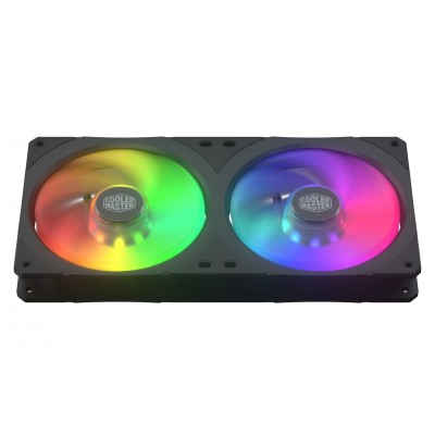 Dissipatore ad Aria CoolerMaster MasterFan SF240R ARGB 240x120x25 4 Pin (PWM) 3 Pin ARGB controller incluso Dissipatore ad Aria CoolerMaster MasterFan SF240R ARGB 240x120x25 4 Pin (PWM) 3 Pin ARGB controller incluso