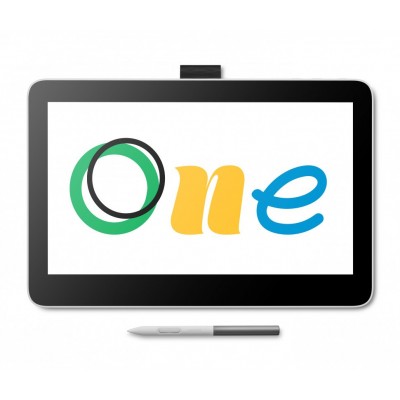 Tavoletta grafica Wacom One 13 touch Bianco 2540 lpi USB