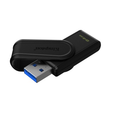 Pendrive Kingston Technology DataTraveler 64GB Portable USB 3.2 Gen 1 Exodia S Nero