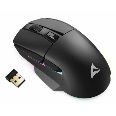 Mouse Sharkoon SGM50W RF Wireless + USB Type-A Ottico 6400 DPI Mouse Sharkoon SGM50W RF Wireless + USB Type-A Ottico 6400 DPI