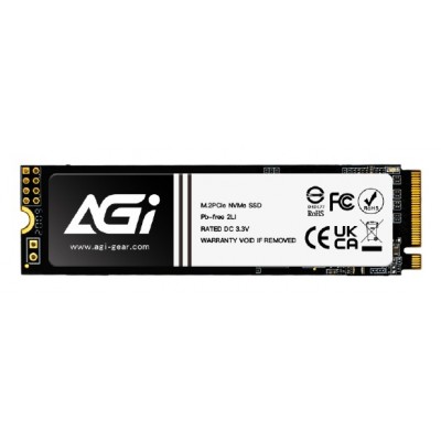 SSD M.2 AGI Technology AI298 1 TB PCI Express 3.0 NVMe 3D NAND SSD M.2 AGI Technology AI298 1 TB PCI Express 3.0 NVMe 3D NAND