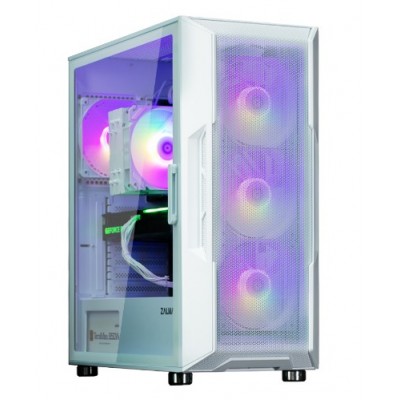 Case Zalman I3 NEO ARGB WHITE computer case Midi Tower Bianco