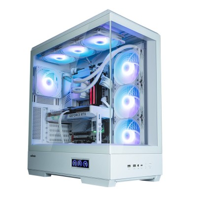 Case Zalman P50 DS Mid Tower ATX RGB Vetro Temperato Bianco Case Zalman P50 DS Mid Tower ATX RGB Vetro Temperato Bianco