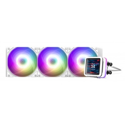 Dissipatore a Liquido Zalman ALPHA2 DS A36 LCD 360mm Bianco Dissipatore a Liquido Zalman ALPHA2 DS A36 LCD 360mm Bianco
