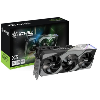 Scheda video Inno3D GeForce RTX 5070 TI 16GB X3 iCHILL
