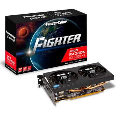 Scheda video PowerColor Radeon Fighter RX 6500XT 4GB GDDR6 V3