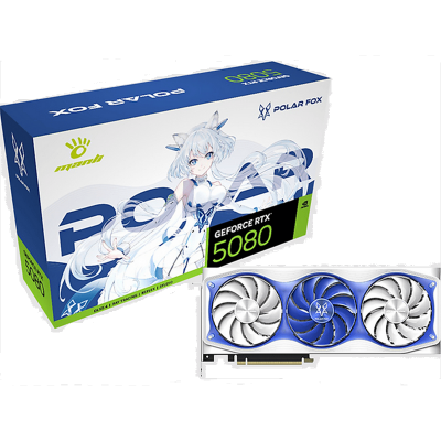 Scheda video Manli GeForce RTX 5080 16GB Polar Fox OC V2