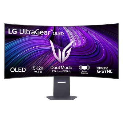 Monitor LG UltraGear 5K2K 45GX950A-B da 45" Curvo 165Hz OLED G-SYNC Nero