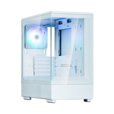 Case Zalman P10 Mini-Tower mATX RGB Vetro Temperato Bianco