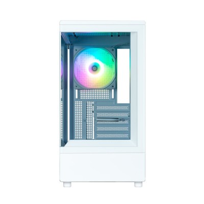 Case per PC Zalman P10 Mini-Tower mATX RGB Vetro Temperato Bianco