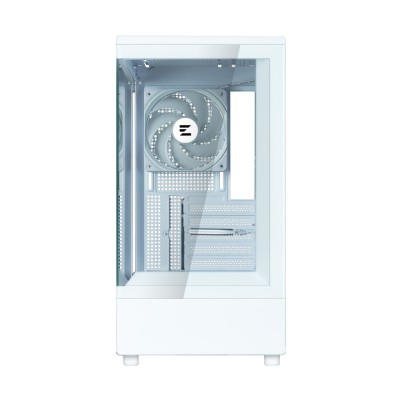 Case per PC Zalman P10 Mini-Tower mATX RGB Vetro Temperato Bianco