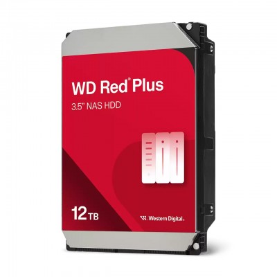 HDD 3,5" Western Digital Red Plus WD120EFGX 12TB Sata III 512MB (D) (CMR) HDD 3,5" Western Digital Red Plus WD120EFGX 12TB Sata III 512MB (D) (CMR)