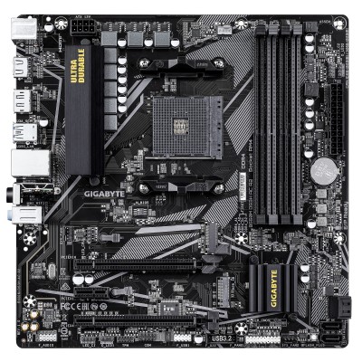 Scheda Madre Gigabyte GA-B550M DS3H AC R2 AM4 DDR4 Micro-ATX Nero