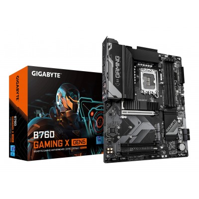 Scheda Madre Gigabyte GA-B760 GAMING X GEN5 LGA1700 DDR5 ATX Nero