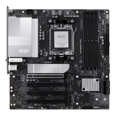 Scheda Madre MSI PRO B850M-P WIFI AM5 DDR5 Micro-ATX Nero