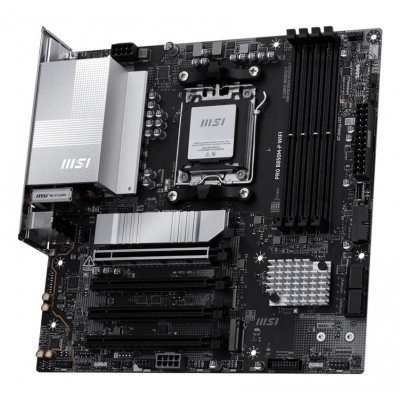 Scheda Madre MSI PRO B850M-P WIFI AM5 DDR5 Micro-ATX Nero