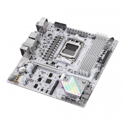 Scheda Madre ASUS ROG STRIX B850-G Gaming WIFI AM5 DDR5 Micro-ATX Bianco