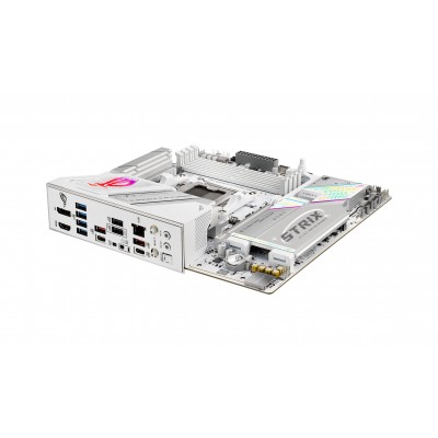 Scheda Madre ASUS ROG STRIX B850-G Gaming WIFI AM5 DDR5 Micro-ATX Bianco