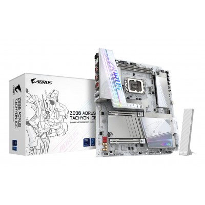 Scheda Madre Gigabyte GA-Z890 A Tachyon ICE LGA1851 DDR5 E-ATX Bianco