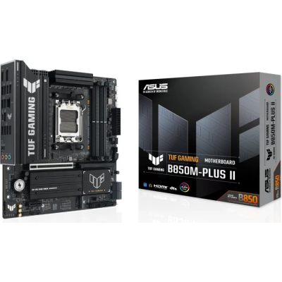 Scheda Madre ASUS TUF B850M-PLUS II GAMING AM5 DDR5 Micro-ATX Nero