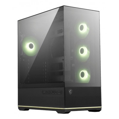 Case MSI MAG PANO 110R PZ Midi Tower Vetro Temperato Nero