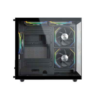Case Xigmatek Aqua M Lite Micro ATX Vetro Temperato Nero