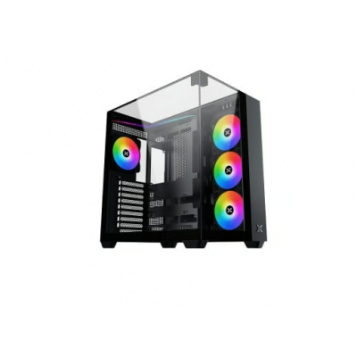 Case Xigmatek AQUA V Midi-Tower Vetro Temperato Nero