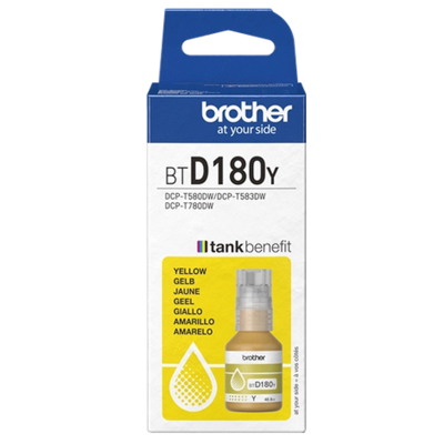 Cartuccia Brother d'inchiostro giallo BTD180Y BTD-180Y 5000 Pagine 48,8ml