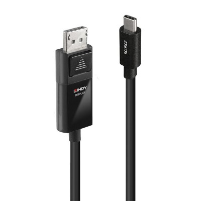 Cavo adattatore USB Lindy 8K60, USB-C maschio DisplayPort maschio - SPEDIZIONE IMMEDIATA
