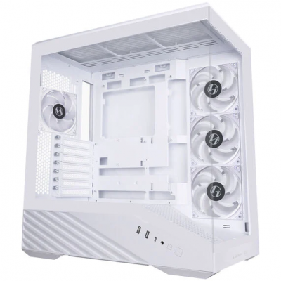 Case Lian Li Vector V100 Midi-Tower ATX RGB Vetro Temperato Bianco.
