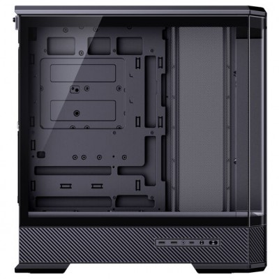 Case Jonsplus D400 Midi-Tower ATX Vetro Temperato Nero