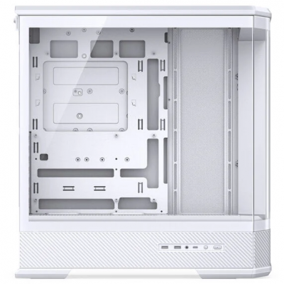 Case Jonsplus D400 Midi-Tower ATX Vetro Temperato Bianco