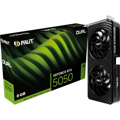 Scheda Video Palit NvidiaGeForce RTX 5050 8GB Dual Nero