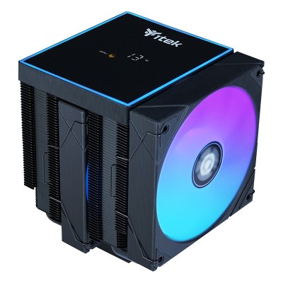Dissipatore Ad Aria itek ICY-6HATP 2x120mm RGB Nero Dissipatore Ad Aria itek ICY-6HATP 2x120mm RGB Nero